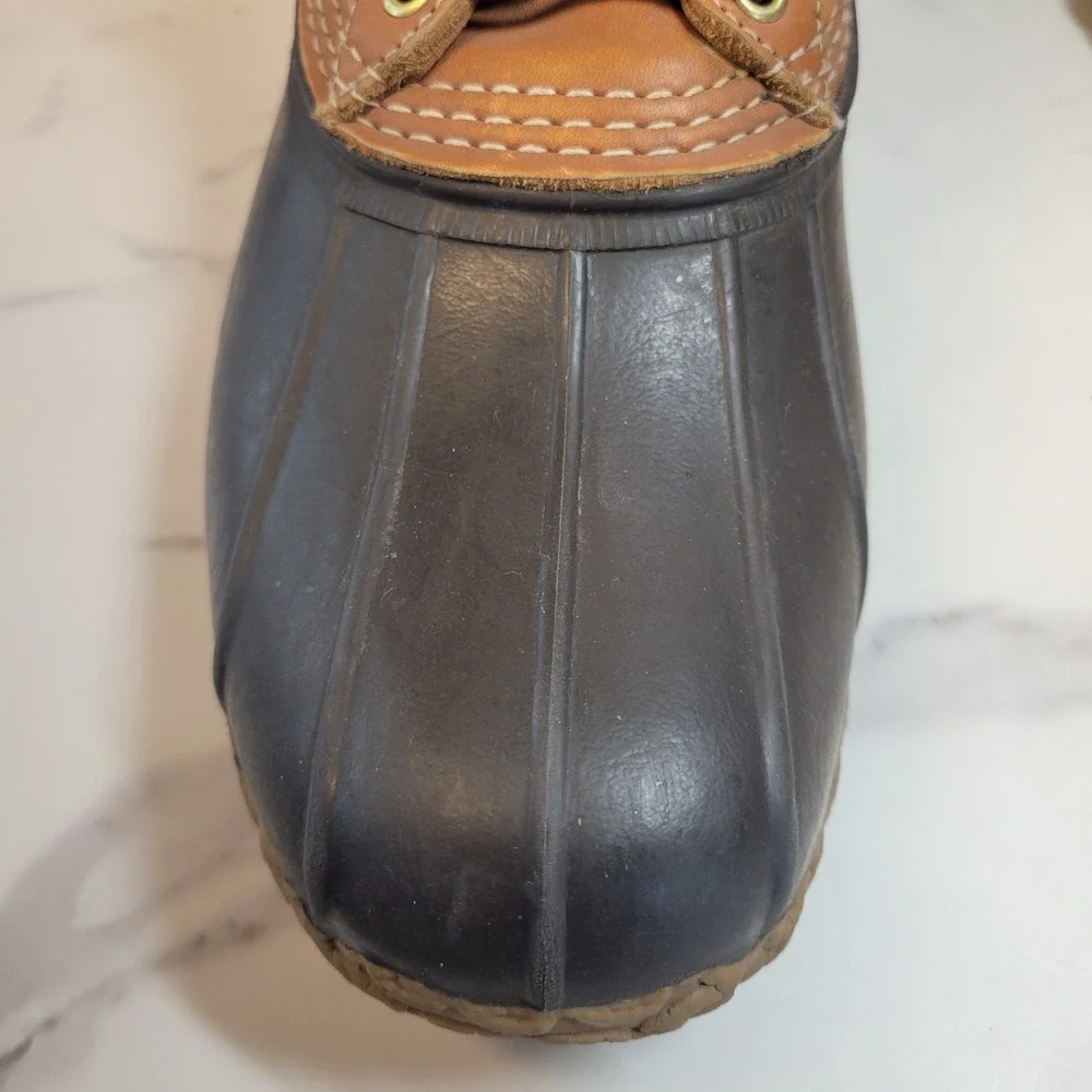 LL Bean Bean Boots Mens Size 12 6 Inch Waterproof Leather Duck Boots USA
